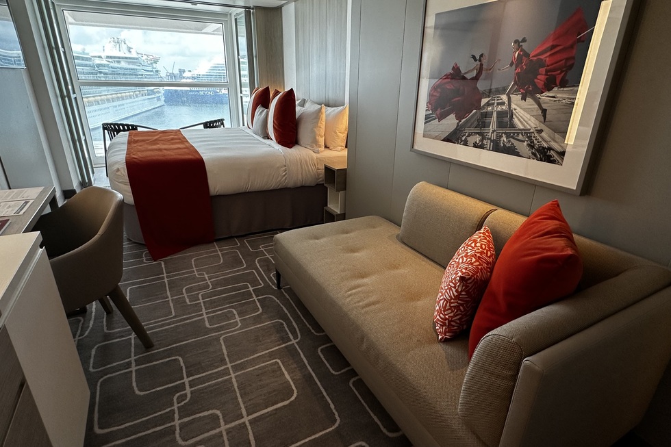 Celebrity Ascent cruise review: oceanview stateroom with infinite veranda