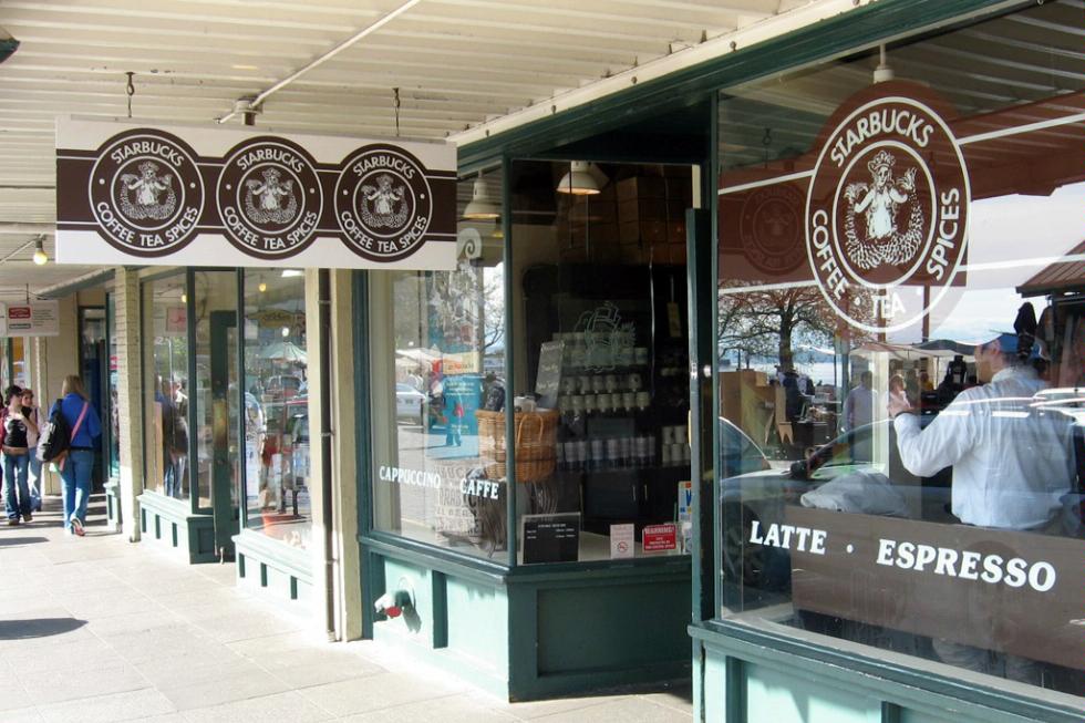 The original Starbucks at Pike Place Market in Seattle